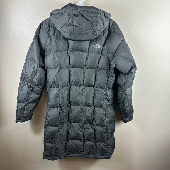 The North Face Metropolis Parka Womens Medium Gray 600-Fill Down Puffer Jacket - Picture 8 of 9